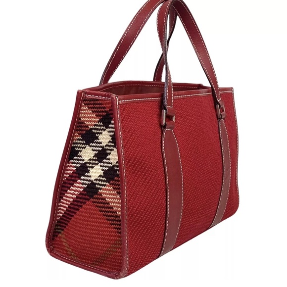 Authentic burberry Bag Handbag Tote Bag Canvas in excellent condition. - Picture 2 of 8